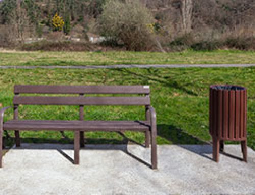 EcoCity benches and bins in Asturias